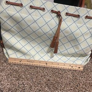 Cool green summer Dooney and Burke handbag